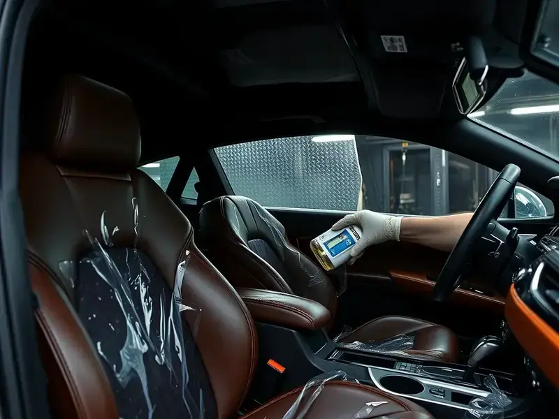 Automotive interior detailing service